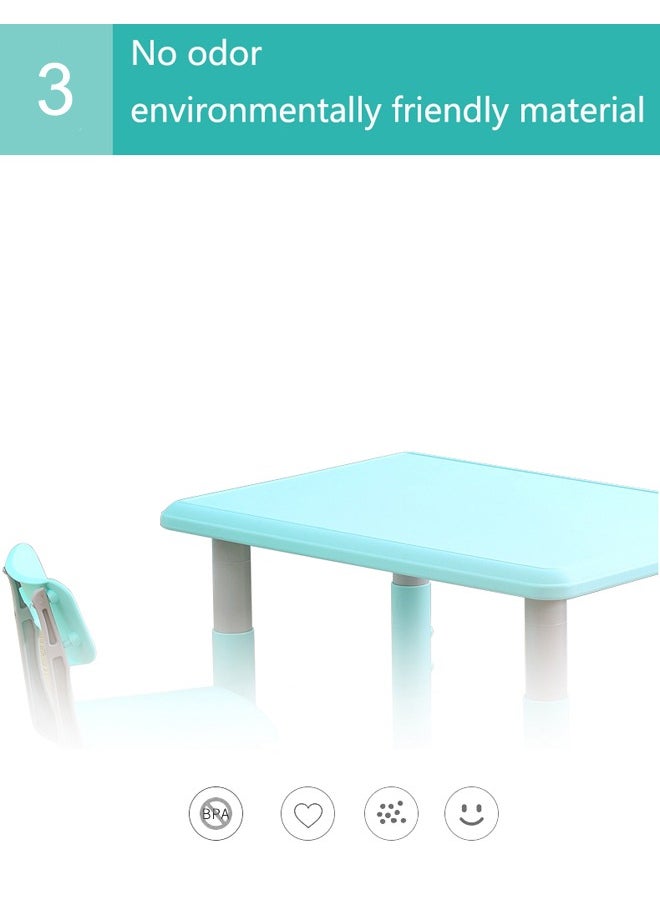 XIANGYU Plastic Children Reading Study Square Desk Kids Table and Chair Set  - Image 5