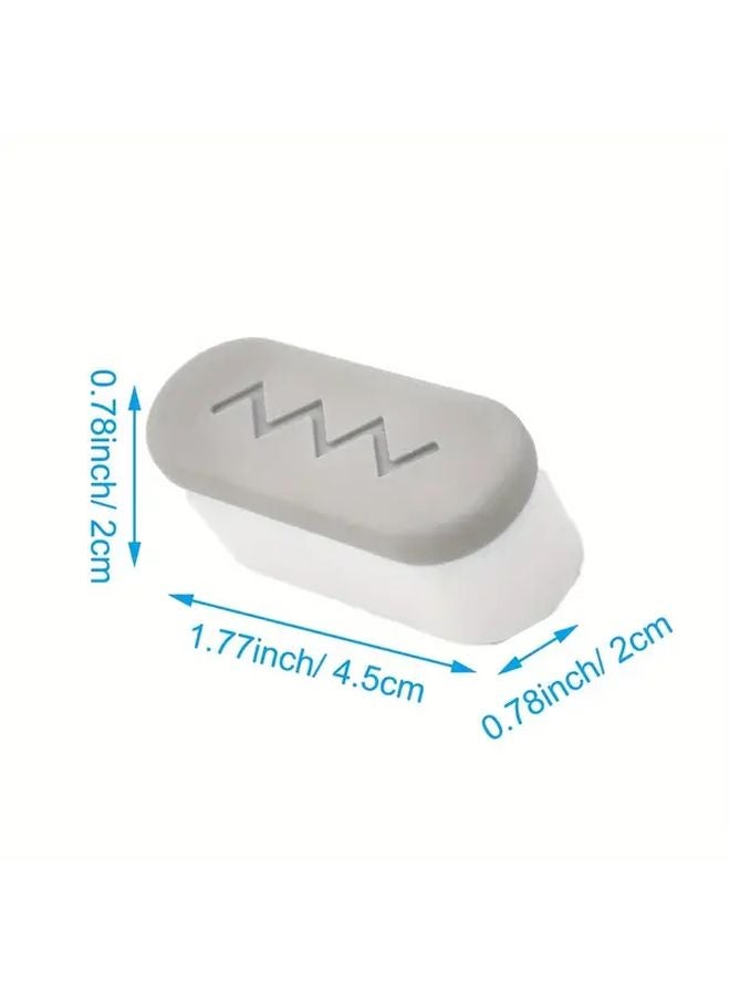 4pcs Toilet Seat Bumpers Durable Buffer System Ultra Stick Adhesive Enhanced Stability - Image 3
