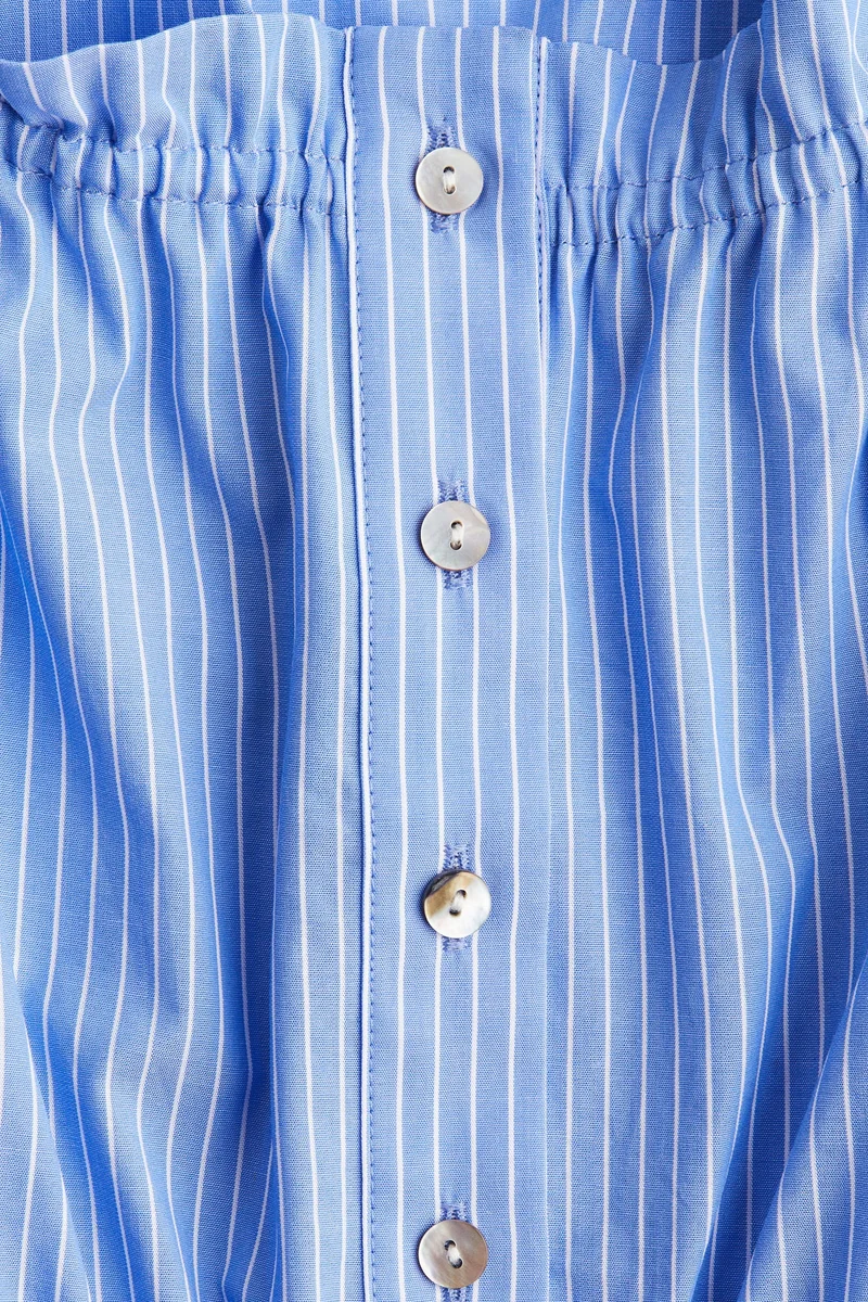 H&M Frill-trimmed cotton blouse