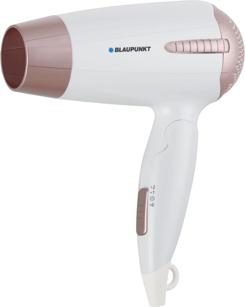 Blaupunkt Hair Dryer 1200W – 2 Heat, 1 Cool And 2 Speed Settings, Foldable Handle, Compact & Lightweight, Travel-Friendly Hair Dryer with Overheat Protection – SDF312PK - Image 1