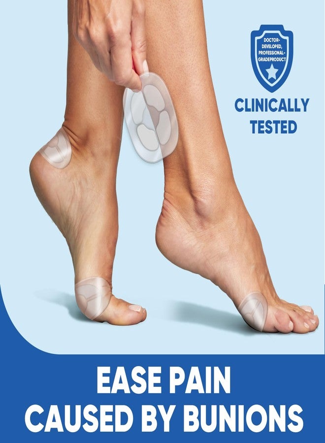 OAKDOLCHE 10Ct Hydrogel Bunion Cushions, Bunion Pain Relief Pads for Protection Against Shoe Pressure and Friction, Self-Adhesive & Water-Resistant, Fits Shoes for Men & Women - Image 4