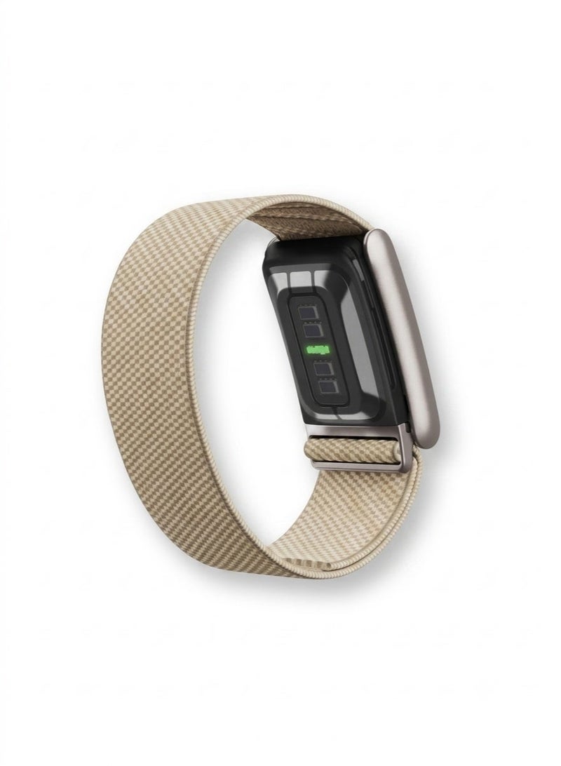 سوار معصم Premium SuperKnit من النايلون متوافق مع WHOOP 5.0 وWHOOP One وWHOOP Peak – حزام بديل ناعم وجيد التهوية، قابل للتعديل، مريح وآمن للرياضة والاستخدام اليومي - Image 2