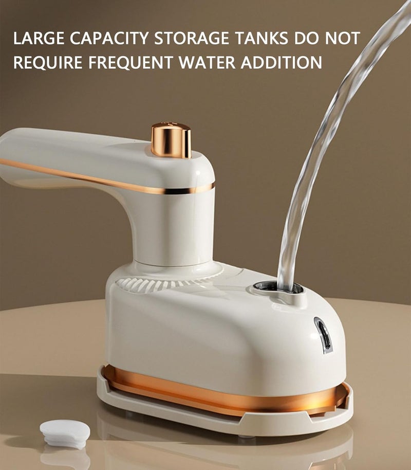 KASTWAVE Clothes Steamer, Dual Dry & Wet Clothes Steamer, Portable Steamer Travel Iron, Fast Heat-Up, Lightweight and Portable, Ideal for Home and Travel Use (Beige) - Image 2