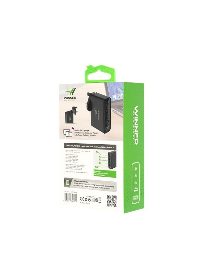 WE WINNER Winner Wall Charger 100W (USB + Type-C) - Image 3