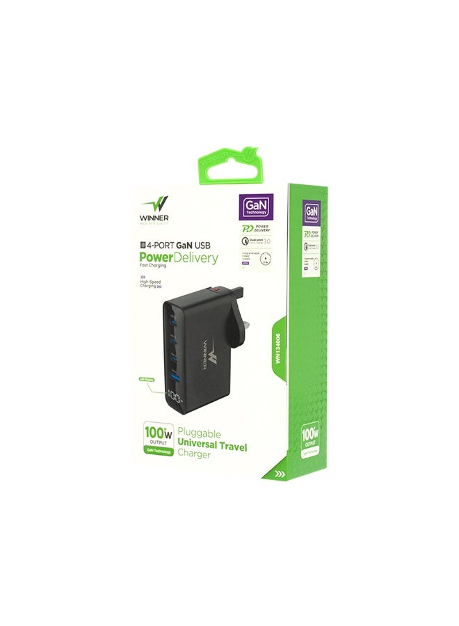 WE WINNER Winner Wall Charger 100W (USB + Type-C) - Image 2