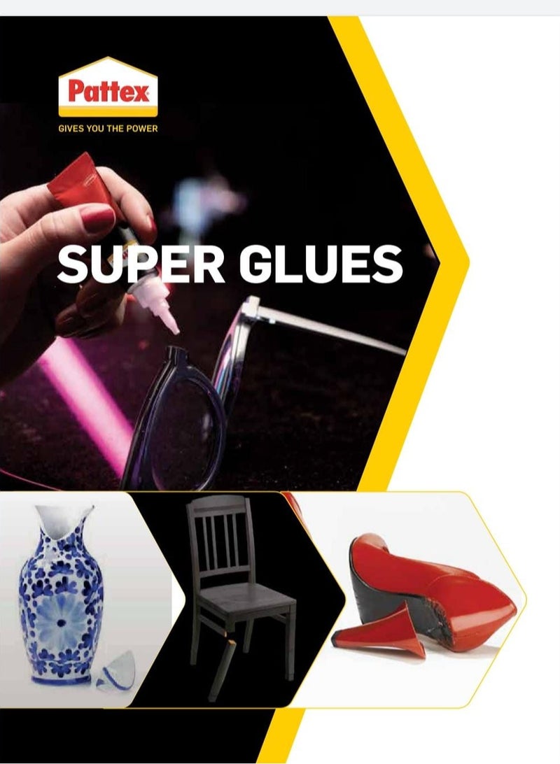 Pattex Super Glue Liquid - 3g, Extra Strong, Extra Fast, Water Resistant, Dishwasher Safe - Image 1