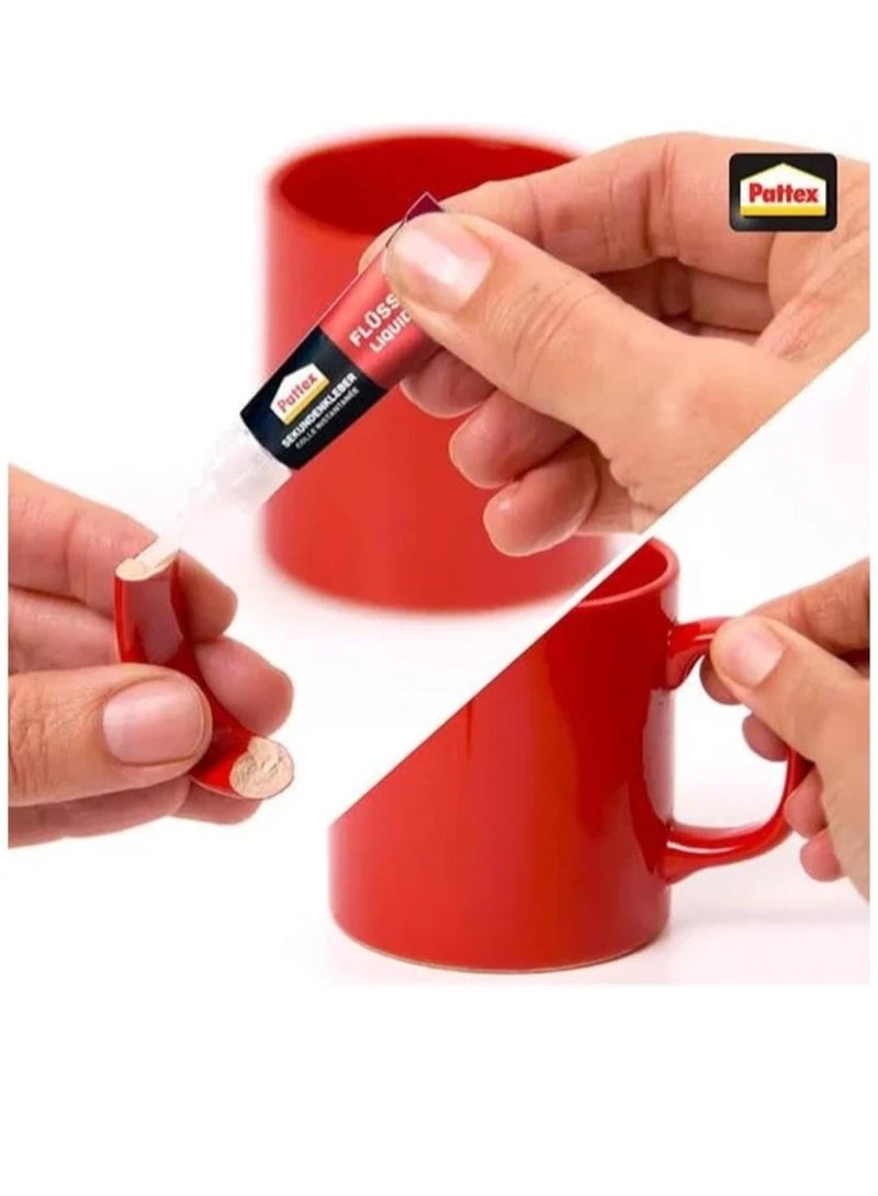 Pattex Super Glue Liquid - 3g, Extra Strong, Extra Fast, Water Resistant, Dishwasher Safe - Image 5