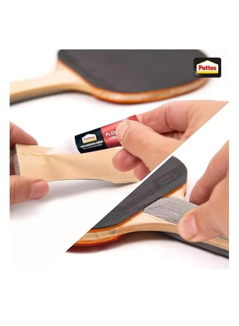 Pattex Super Glue Liquid - 3g, Extra Strong, Extra Fast, Water Resistant, Dishwasher Safe - Image 3