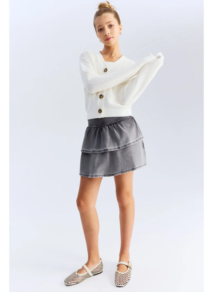 H&M Denim-Look Skirt