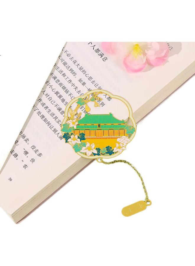 Tatanice Bookmark, Metal Bookmark, Teacher'S Day Gift, Souvenir, Creative Gift, Reading Card, Birthday Gift, Creative Forbidden City Style, Chinese Style, Beijing Four Scenery Bookmark - Mid-Point Gate - Image 3