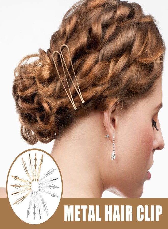 KALLORY Metal Hair Clip Set 16Pcs Geometric Bobby Pins for Women Girls Hair Accessories Wedding Party Styling - Image 5