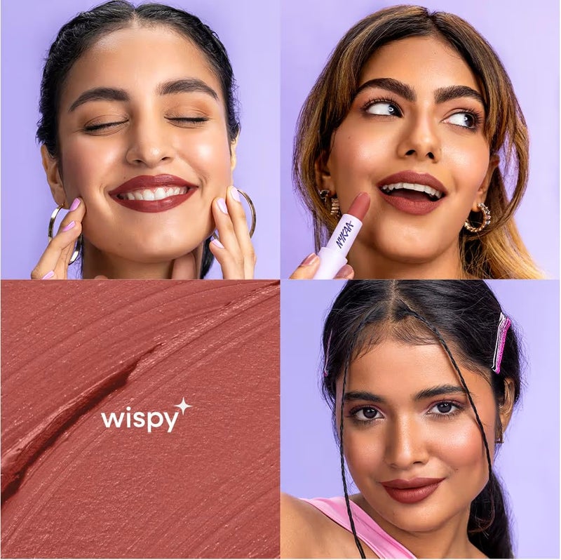 Nykaa Nykaa Cosmetics Superlight Feathertouch Lipstick Wispy 42g - Image 3