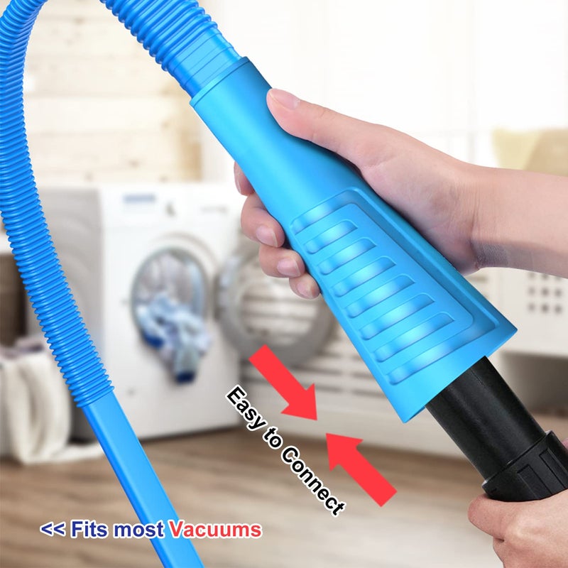 Sealegend 2 Pieces Dryer Vent Cleaner Kit And Dryer Lint Brush Vacuum Hose Attachment Brush Lint Remover Power Washer And Dryer Vent Vacuum Hose - Image 5
