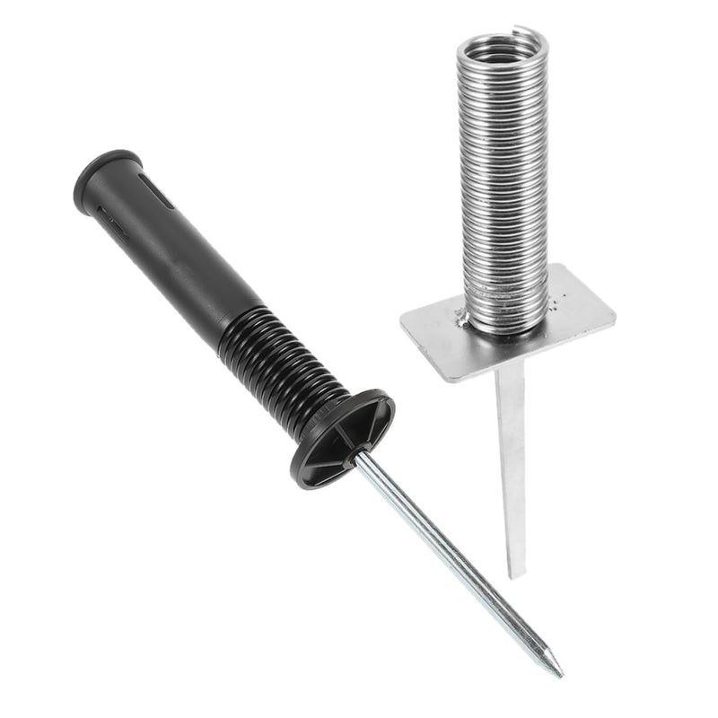 2Pcs Soccer Training Spring Loaded Flag Spike with Metal Base for Field Marking and Agility Training - Image 2