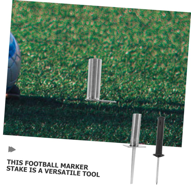 2Pcs Soccer Training Spring Loaded Flag Spike with Metal Base for Field Marking and Agility Training - Image 5