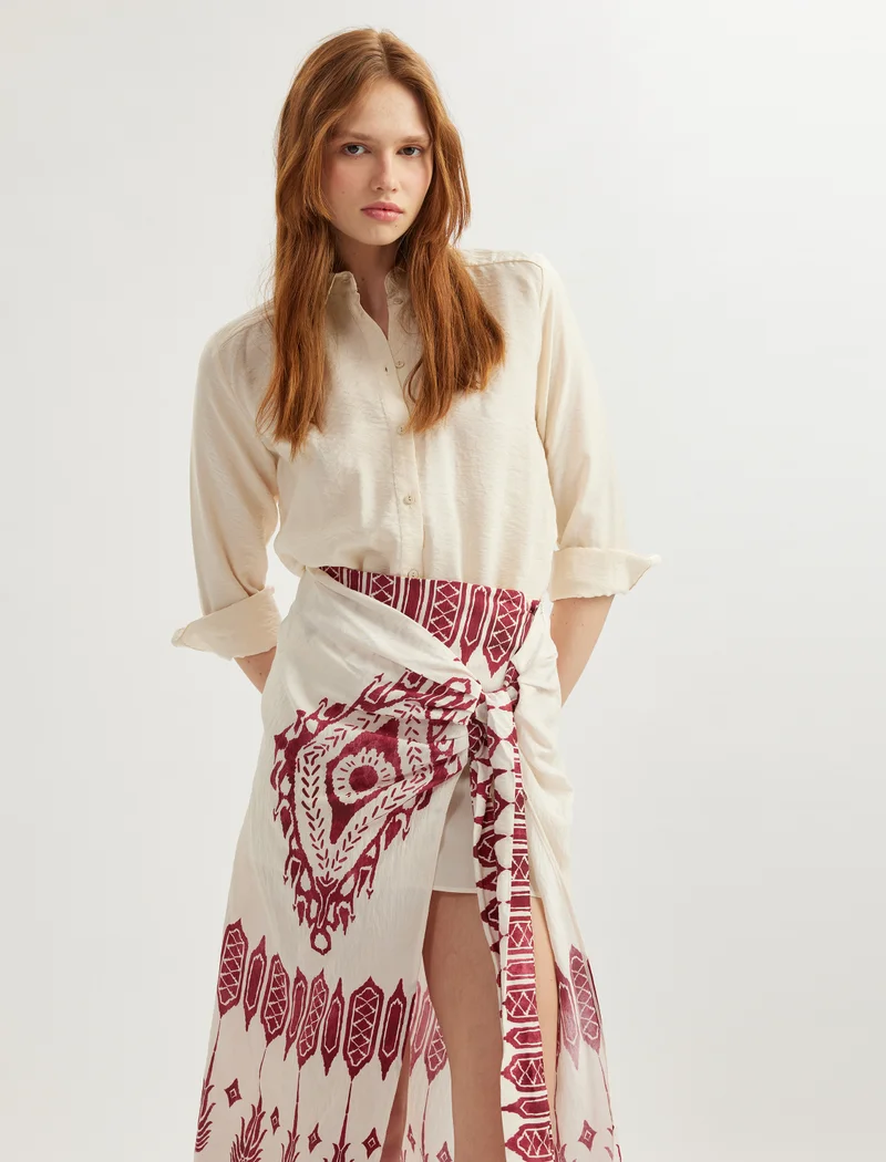 كوتون Sarong Skirt