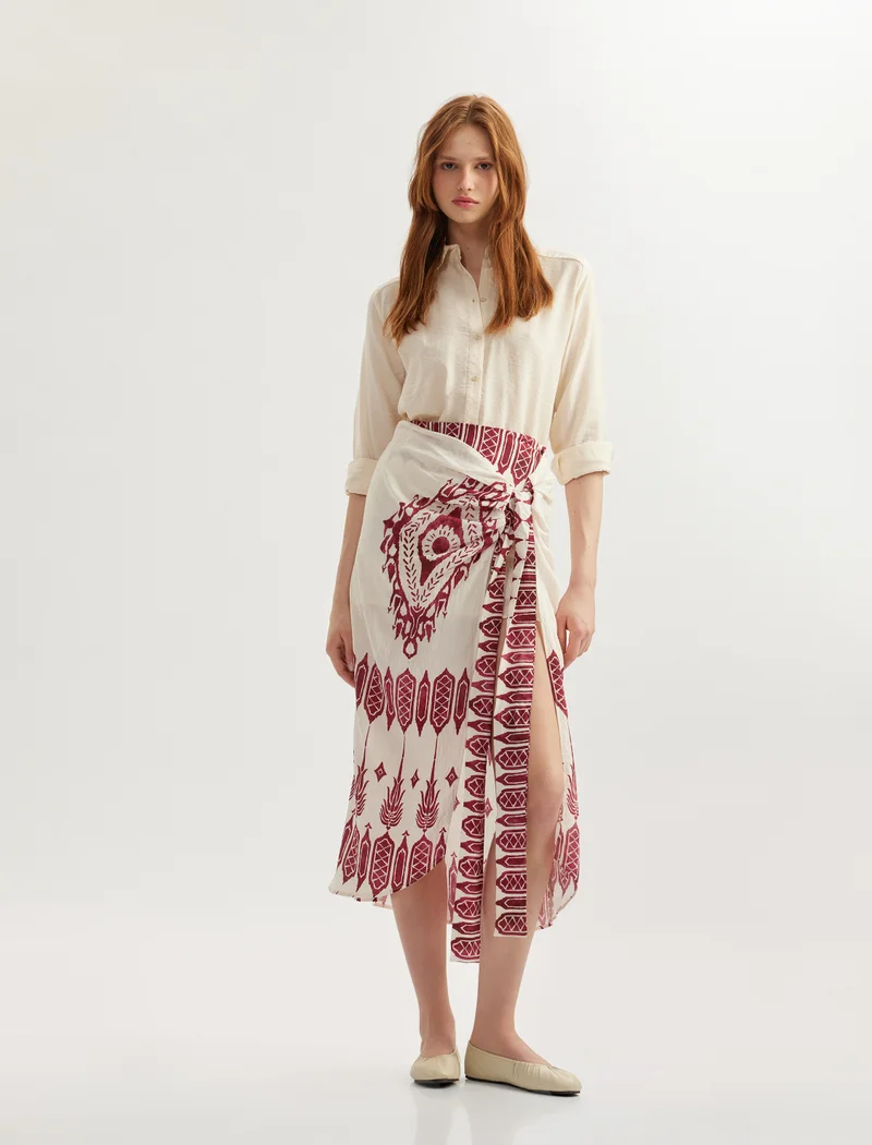 كوتون Sarong Skirt