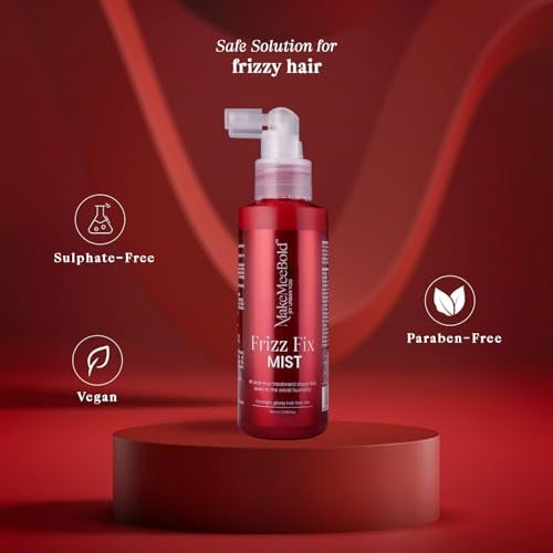 Urban yog مجموعة Urban Yog MakeMeeBold 3 في 1 من فرشاة الهواء الساخن ورذاذ تصحيح التجاعيد | مجفف شعر ببرميل 1.5 بوصة، ومملس، ومكثف | رذاذ مضاد للتجاعيد لشعر ناعم وخالي من التجاعيد - Image 3