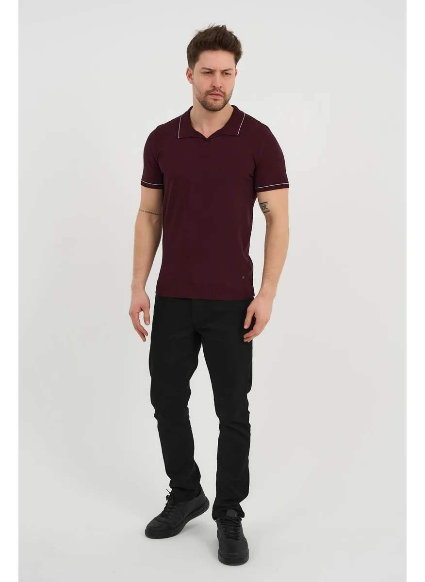الكسندر جاردي Resort Collar Knitwear T-Shirt