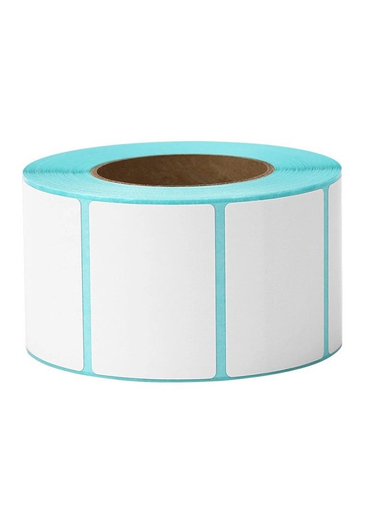 Generic - Self-Adhesive Thermal Label Paper, Printable Direct Thermal Labels Self-Adhesive Stickers, 2 x 1.18 Inch 1000 Labels/Roll Paper Barcode Address Shipping Mailing Postage Blank, 50mm x 30mm - Image 1