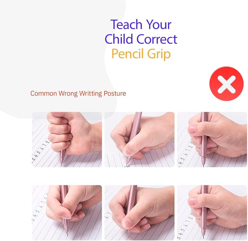 تيكاي توليب مجموعة تدريب على تتبع خط اليد قابلة لإعادة الاستخدام من أرابيك ماجيك - تتضمن قلمًا سهل الإمساك و4 كتب قابلة لإعادة التعبئة (A5 عربي) - Image 4