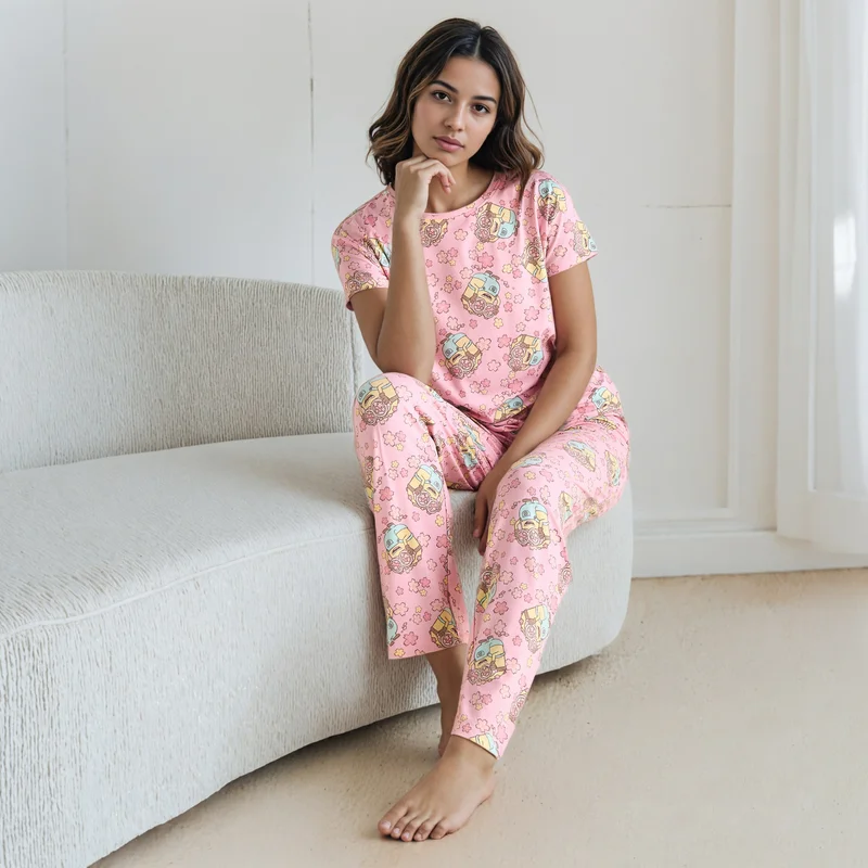 Splash FAV All-Over Minions Print Pyjama Set