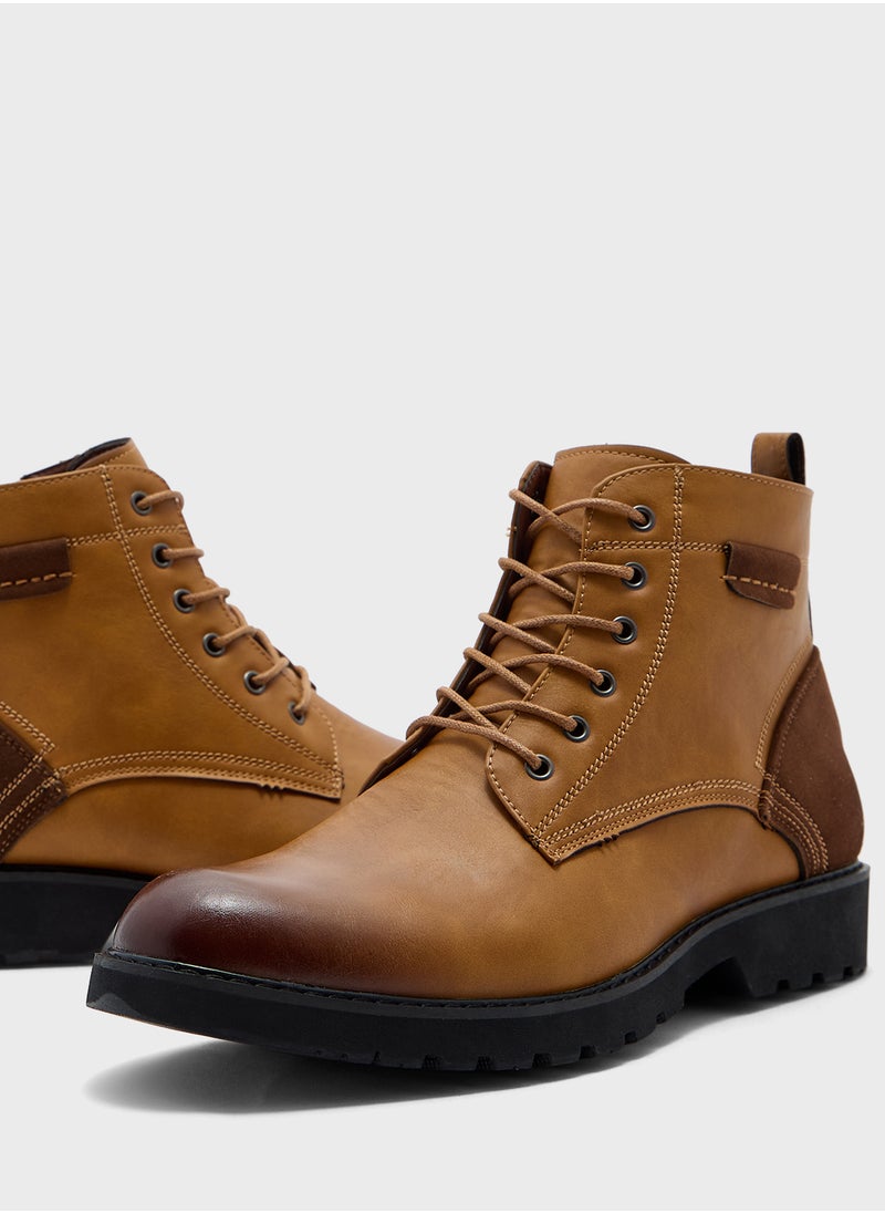 Robert Wood Casual Lace Up Boots  - Image 4
