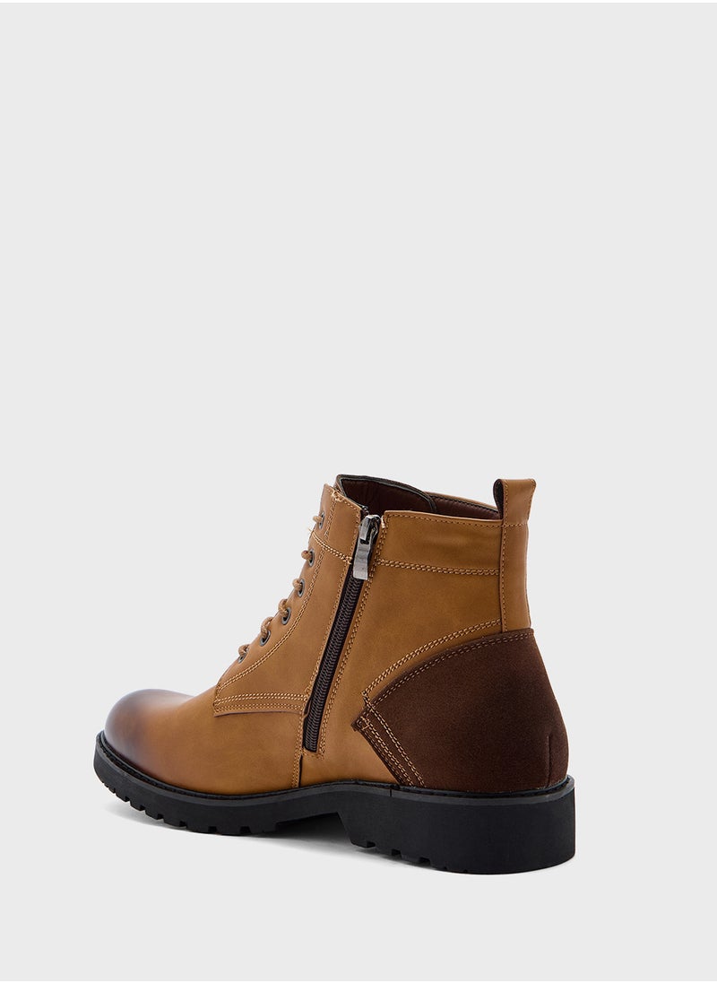 Robert Wood Casual Lace Up Boots  - Image 3