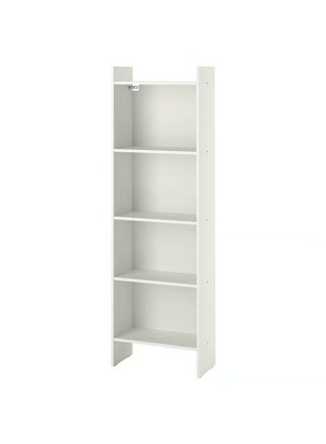 IKEA (イケア) Modern white bookcase (50x25x160 cm) for stylish organization of your space - Image 1