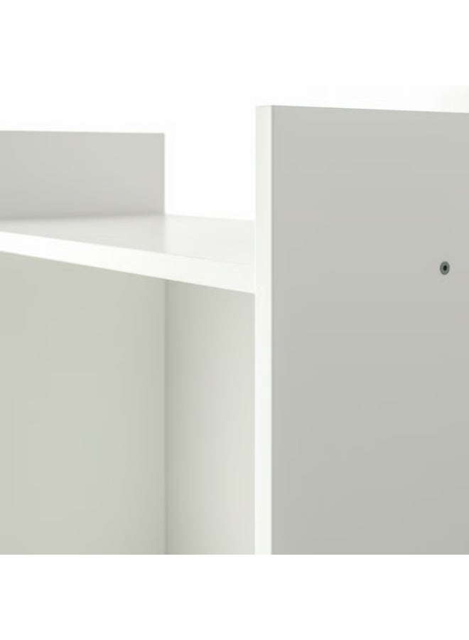 IKEA (イケア) Modern white bookcase (50x25x160 cm) for stylish organization of your space - Image 3