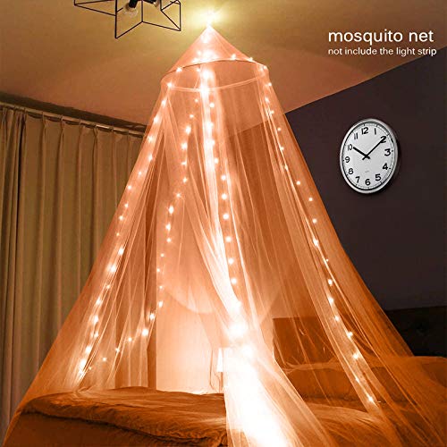 Next Day Art Double Bed Polyester Mosquito Net Portable Pop-Up Tent (Light Orange) - Image 2