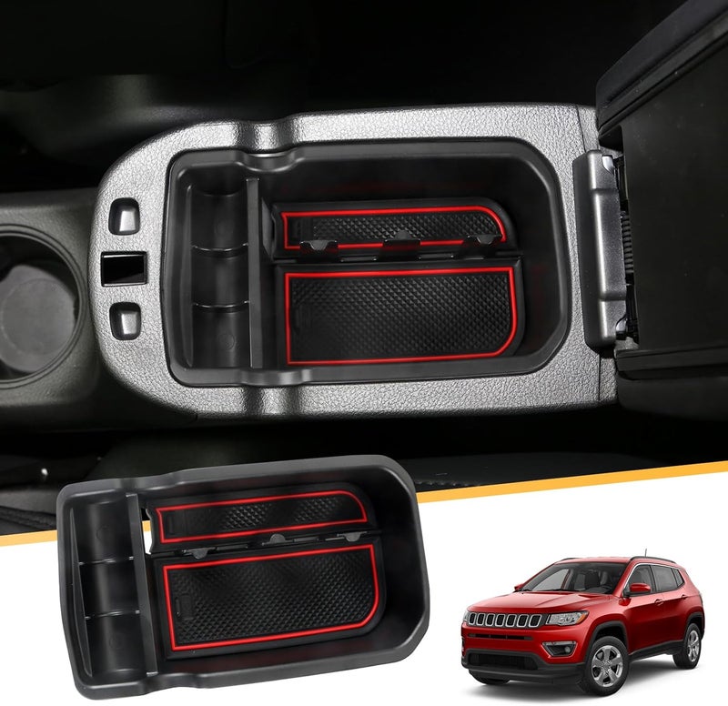 LFOTPP Car Center Console Armrest Box for Jeep Compass - Image 1