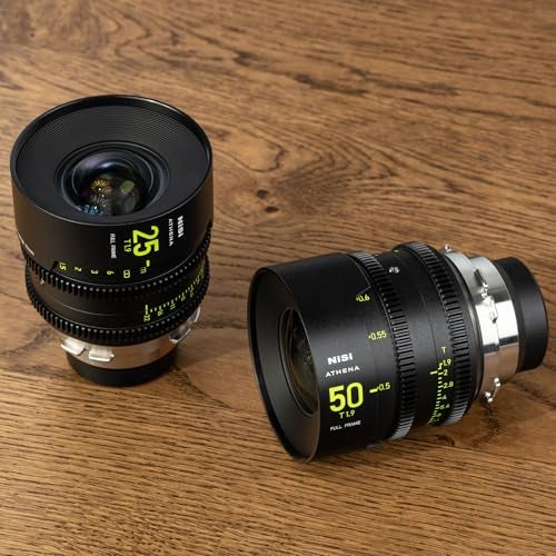 NiSi - Athena Prime 50mm T1.9 Full Frame Cinema Lens, Compatible with ARRI PL Mount Cameras, Wide Angle Lens Full Frame, Quality Build, Great Low-Light Performance and Image Quality Camera Accessories - Image 5