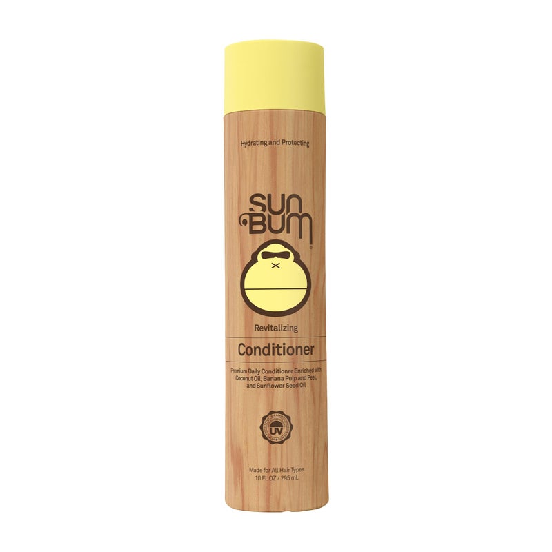 Sun Bum Revitalizing Conditioner  Hydrating and Nourishing Hair  Smoothes and Strengthens  UV Protecting  Vegan  Made Without Parabens  10 oz