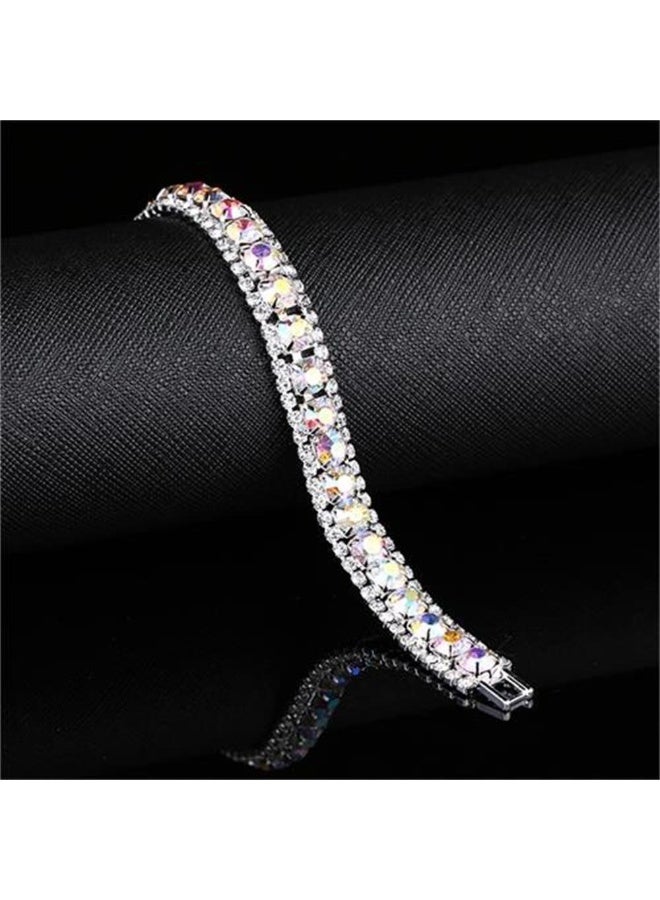 NIBEMINENT Fashionable Luxurious Rhinestone Claw Chain Bracelet