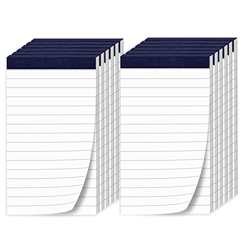 PINJINGPRO 12 Pack Note Pads 3x5 Inch Small Lined Writing Memo Pads Refills Easy Tear Off no Rip Writing Pads with 50 Sheets Each Pad Narrow Ruled Mini Pocket Notepad for Daily Planning and Organization of Work - Image 1