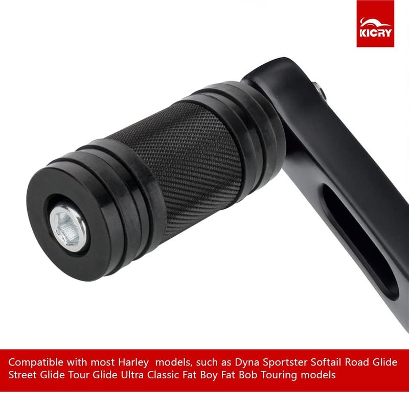 KICRY Motorcycle Shifter Peg Shift Lever CNC Billet Foot Pegs for Harley Davidson - Image 2