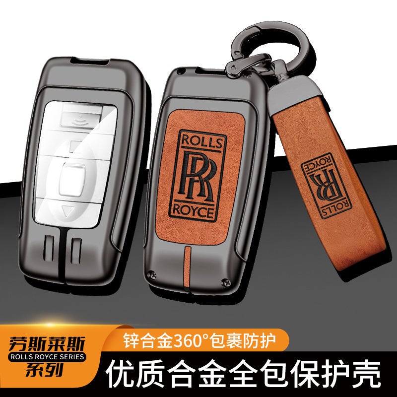Applicable Rolls-Royce Key Case Curry South Phantom Guster Phantom Phantom Car Key Case Buckle Factory - Image 3
