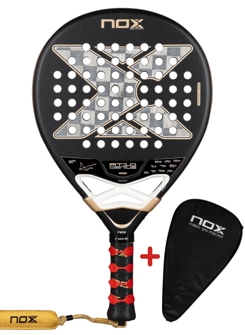 Nox AT10 Luxury Genius 18K Aluminum 2026, designed by Agustín Tapia Padel Racket - Image 1