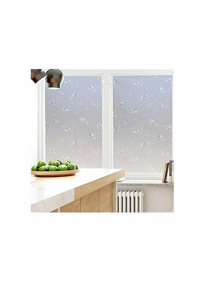 Self Adhesive Window Film, Waterproof PVC Frosted Glass Window Privacy Film - Image 4