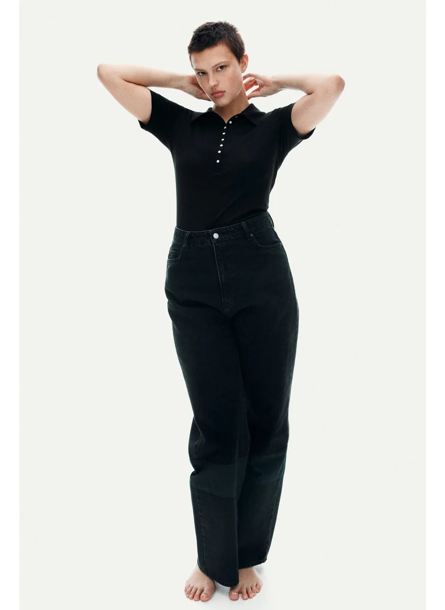 اتش اند ام Fitted Polo Shirt