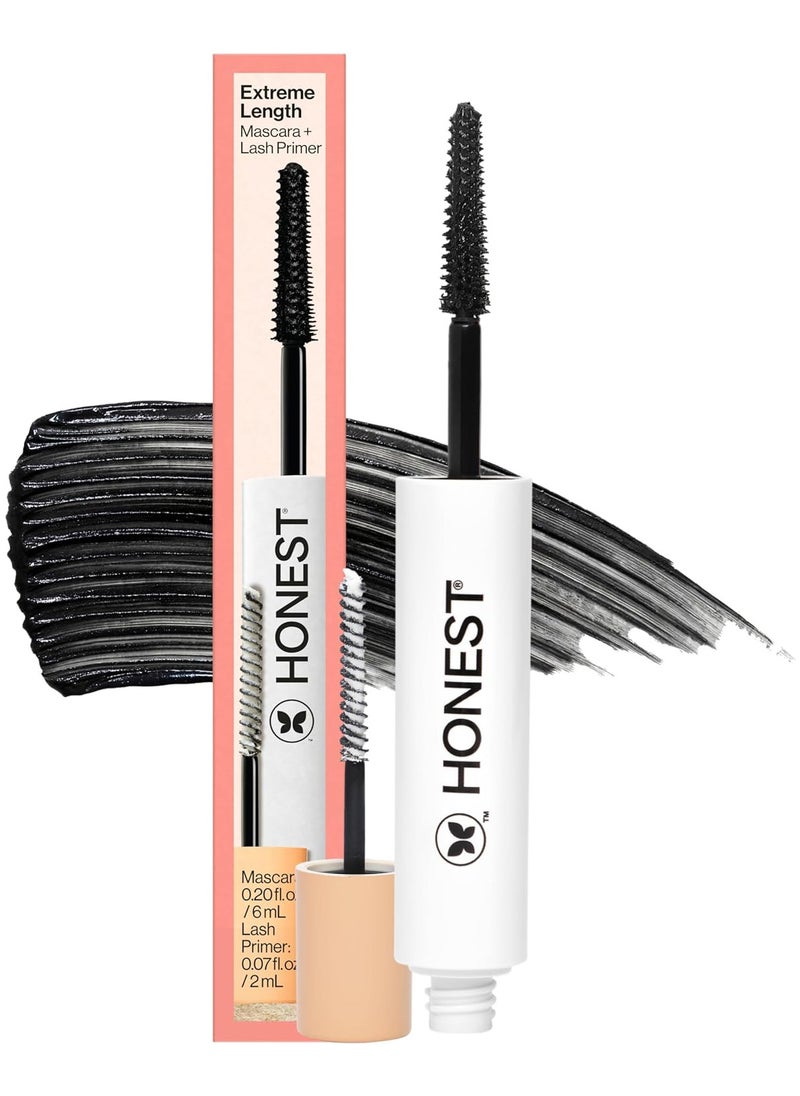 Honest Beauty Honest Beauty Extreme Length Mascara + Lash Primer 0.20 fl. oz.  - Image 1