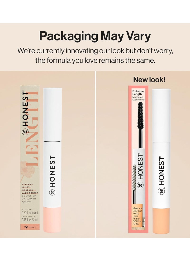 Honest Beauty Honest Beauty Extreme Length Mascara + Lash Primer 0.20 fl. oz.  - Image 2