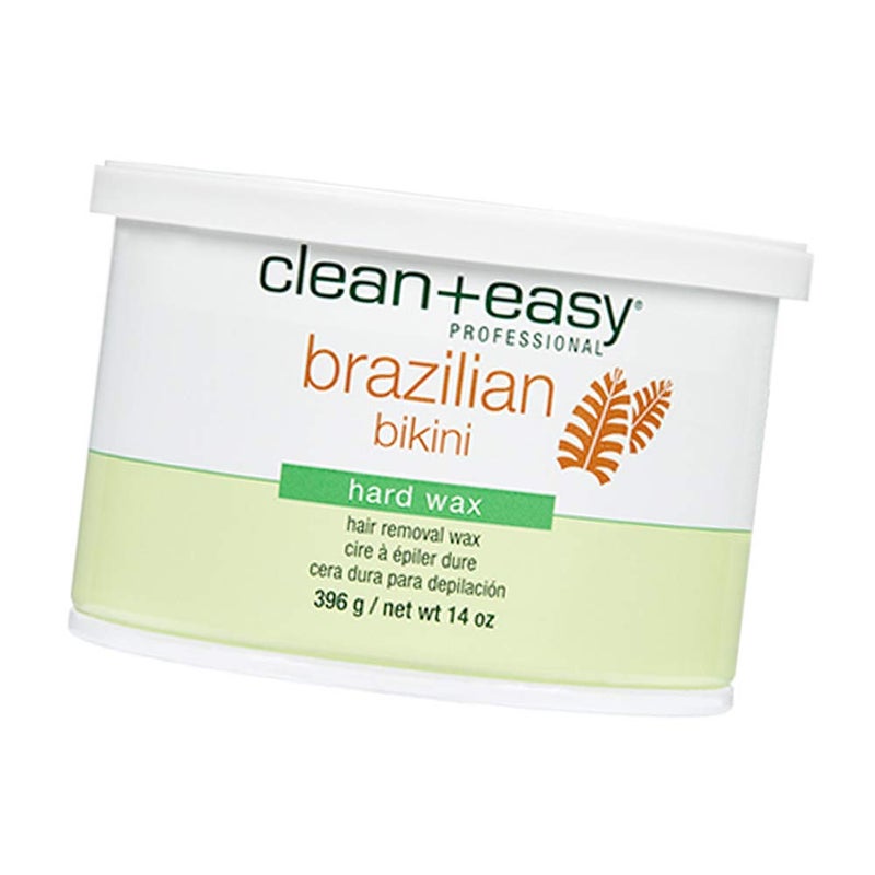 Clean + Easy Clean  Easy Brazilian Hard Wax Full Body Hair Removal For All Skin Types 14 oz - Image 3