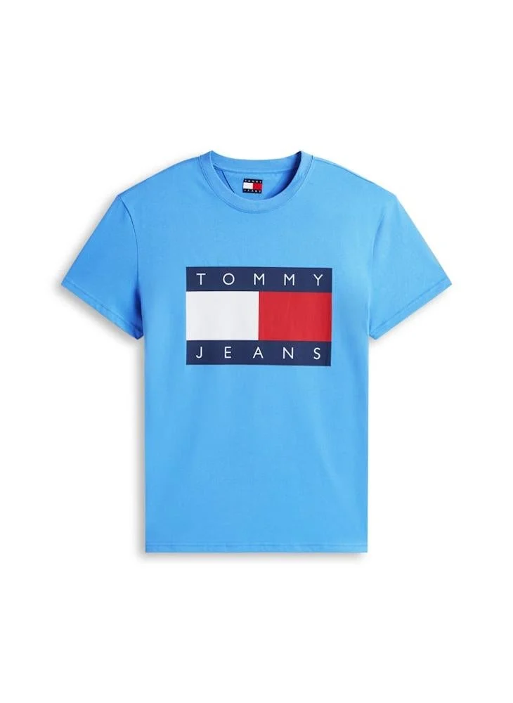 TOMMY JEANS  Flag Badge Jersey Crew Neck T-Shirt for Men | Best Price UAE