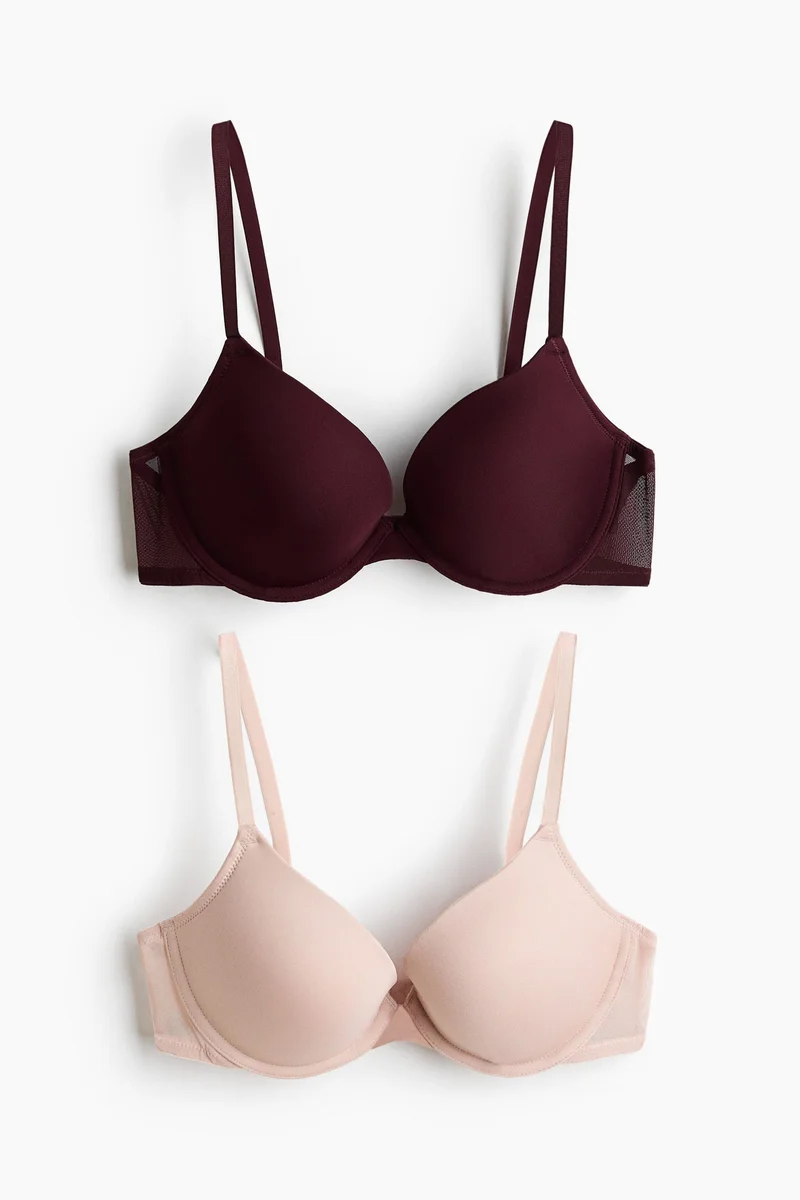 2-pack push-up bras