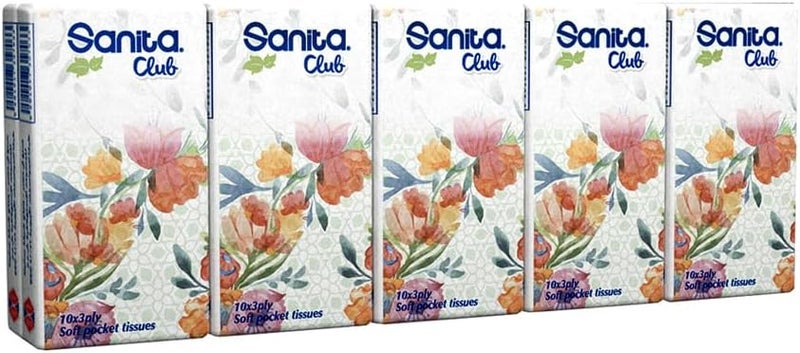 Sanita مناديل جيب سانيتا كلوب - 24 عبوة - Image 1