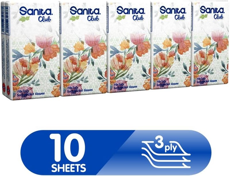 Sanita مناديل جيب سانيتا كلوب - 24 عبوة - Image 3