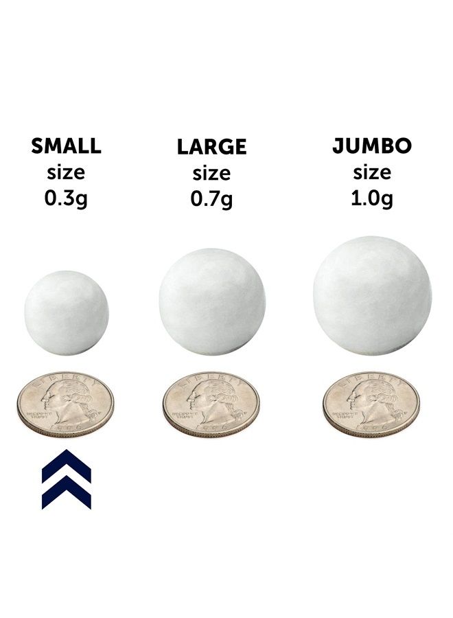 DecorRack 3000 Mini Cotton Balls for Make-Up, Nail Polish Removal, Nail Salons, Multi-Purpose, Made from 100% Natural Cotton, Soft and Absorbent, Bulk Pack for Establishments (10 Bags of 300)) - Image 1