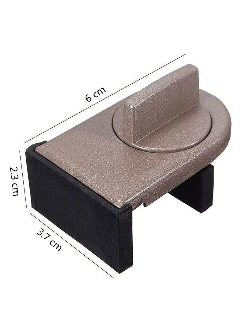 Oasisgalore 2 Pack Sliding Door Safety Lock Adjustable Sliding Door Child Safety Window Lock  - Image 2